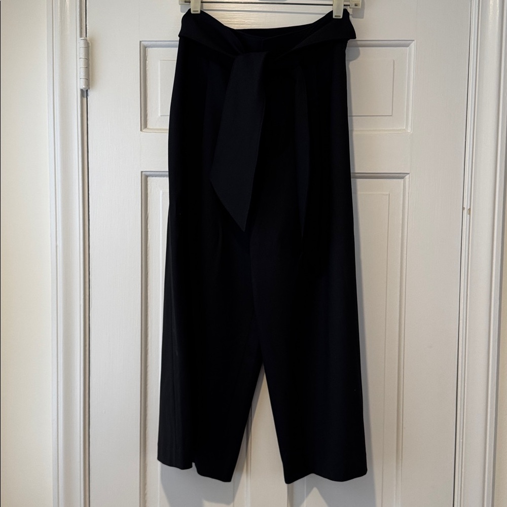 CLUB MONACO dress pants wool blend trousers cropped wide leg pants